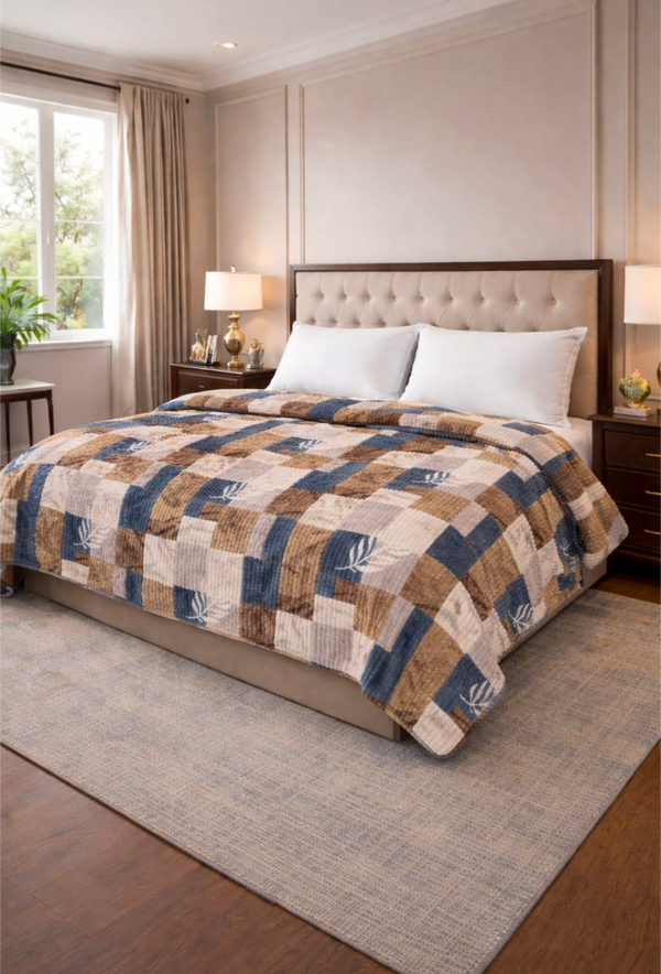 FLEECE QUILT DOUBLE BED
