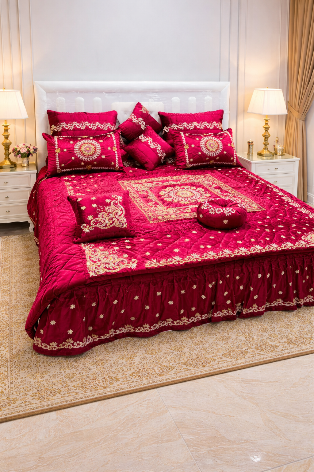 VELVET 9 PCS BRIDAL SET