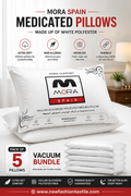 MORA  MEDICATED PILLOWS ( PACK OF 5 )