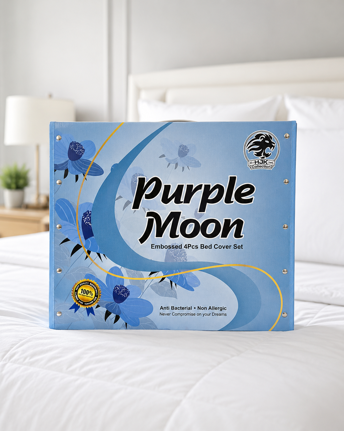 PURPLE MOON BLANKET 4 PCS SET