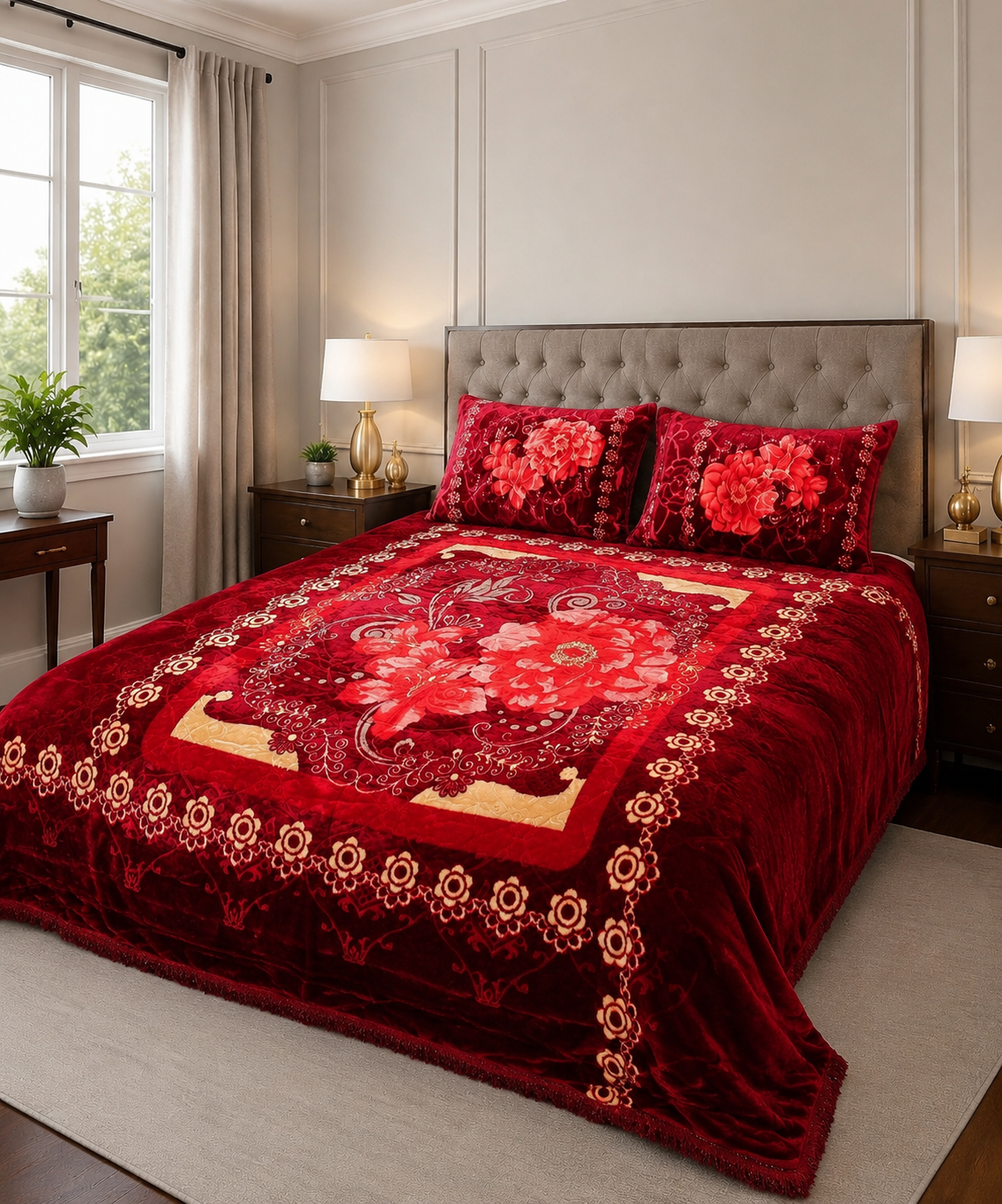 RUBY BEDSHEET DOUBLE BED