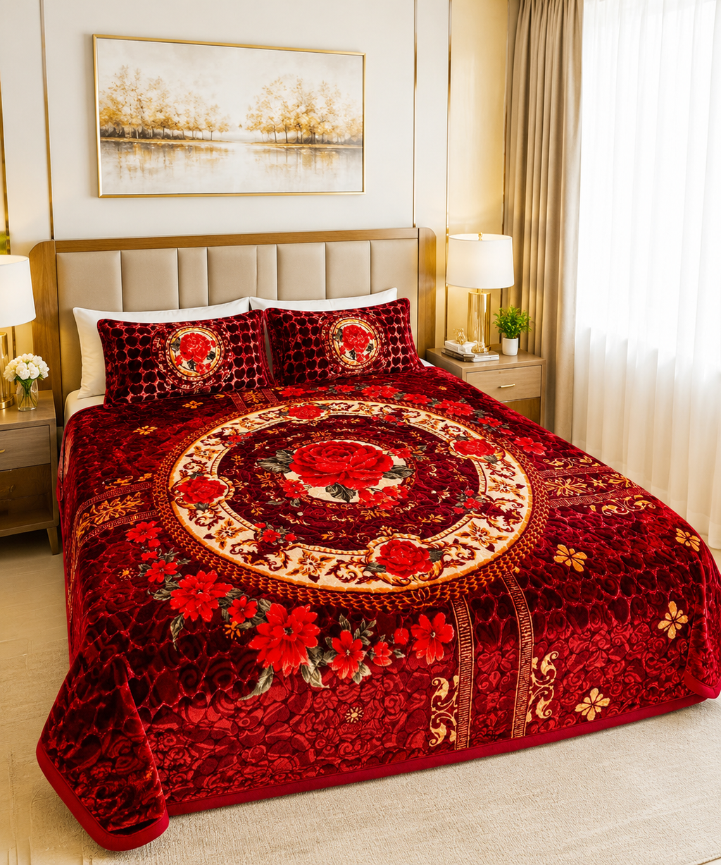 ALMIRAH BLANKET 4 PCS SET