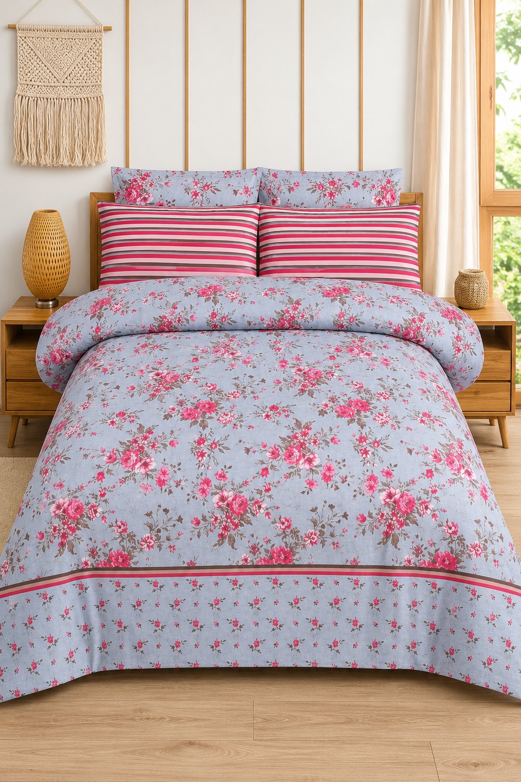 CHENONE COTTON SINGLE BED PAIR