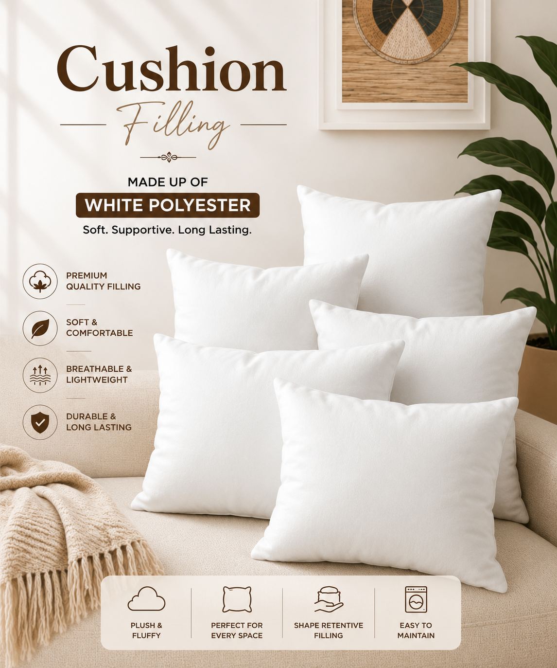 CUSHION ( PACK OF 5 )