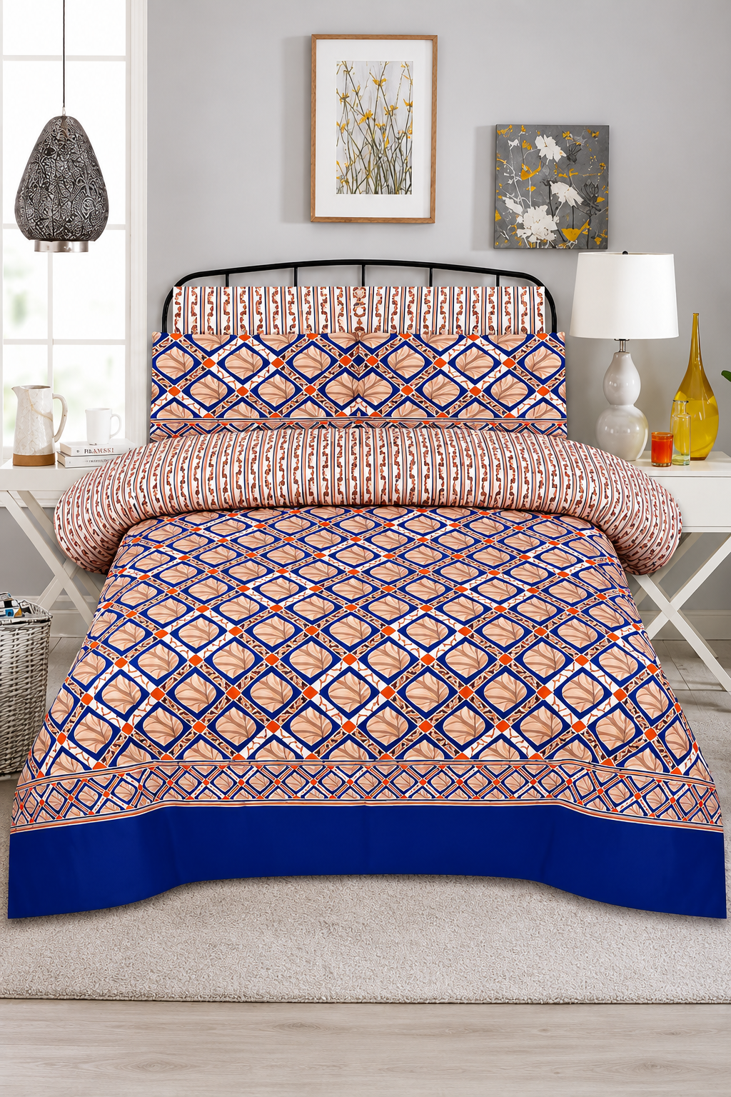 CHENONE COTTON BEDSHEET DOUBLE BED