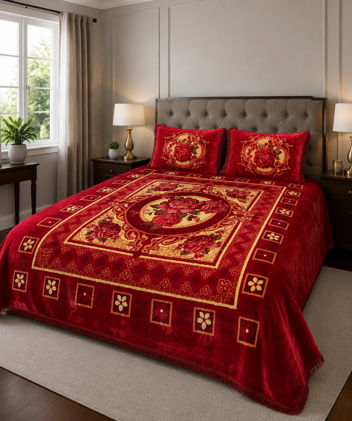 RUBY BEDSHEET DOUBLE BED