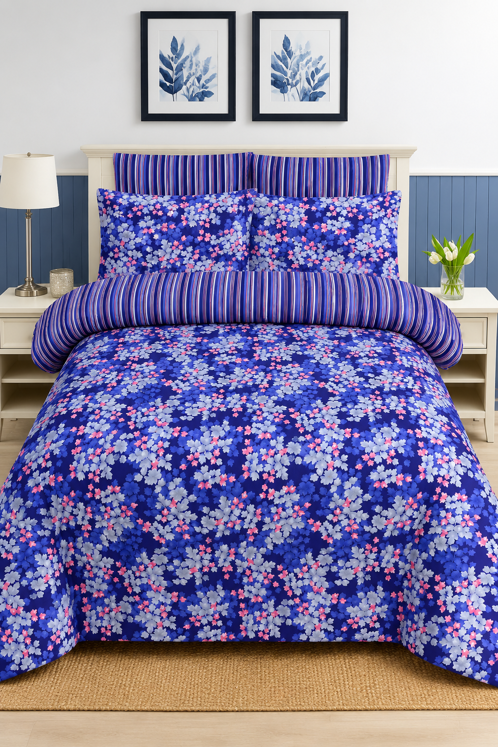 CHENONE COTTON BEDSHEET DOUBLE BED