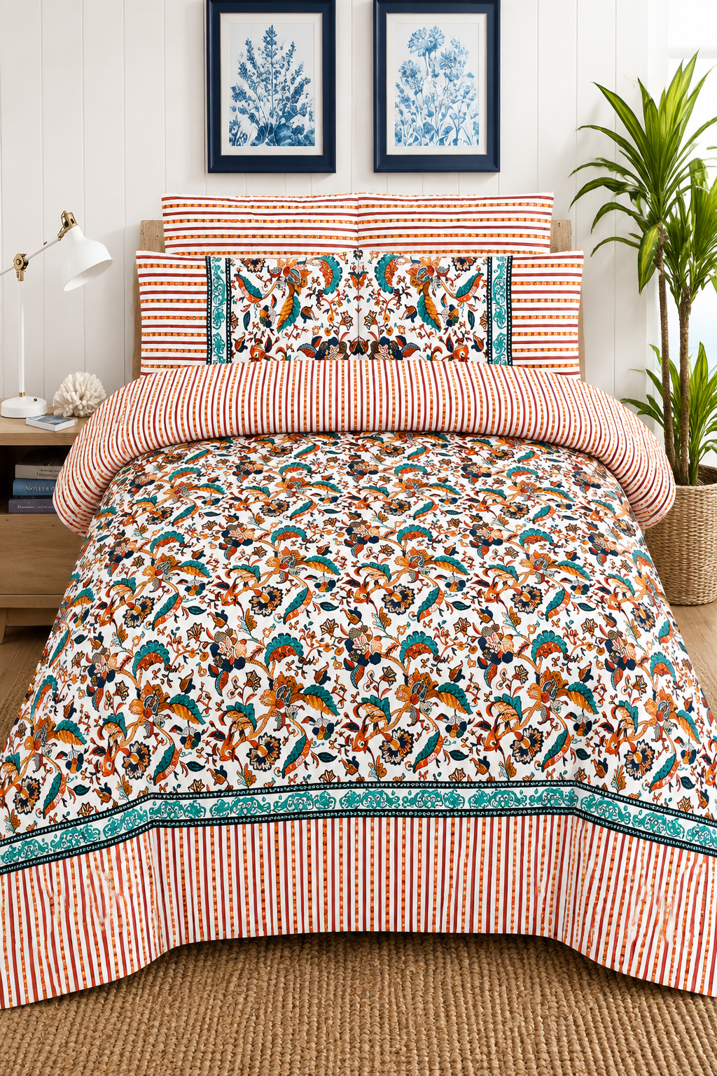 CHENONE COTTON BEDSHEET DOUBLE BED